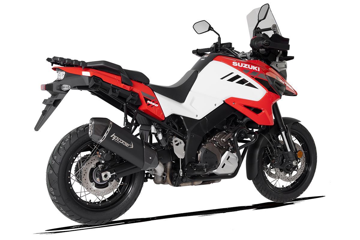 Scarico HP corse SUZUKI - V-STROM 1050 2020-2026 CARBON 350 TITANIUM/ BLACK (Copia) (Copia)