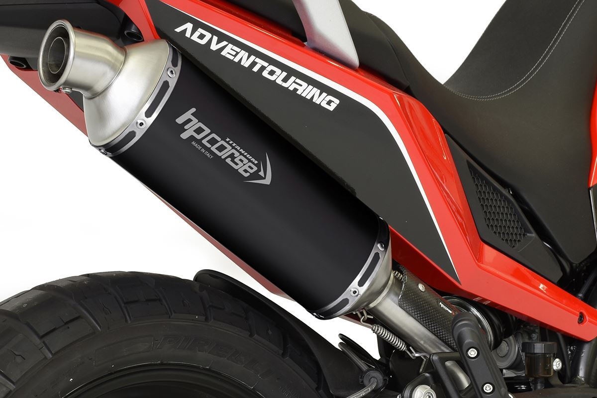 Scarico HP corse MOTO MORINI - X-CAPE 700 2022-2024 -SP-1 SHORT TITANIUM/ BLACK (Copia)