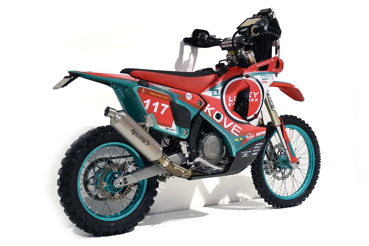 Scarico Hp Corse KOVE - 450 RALLY 2024-2025 TITANIUM