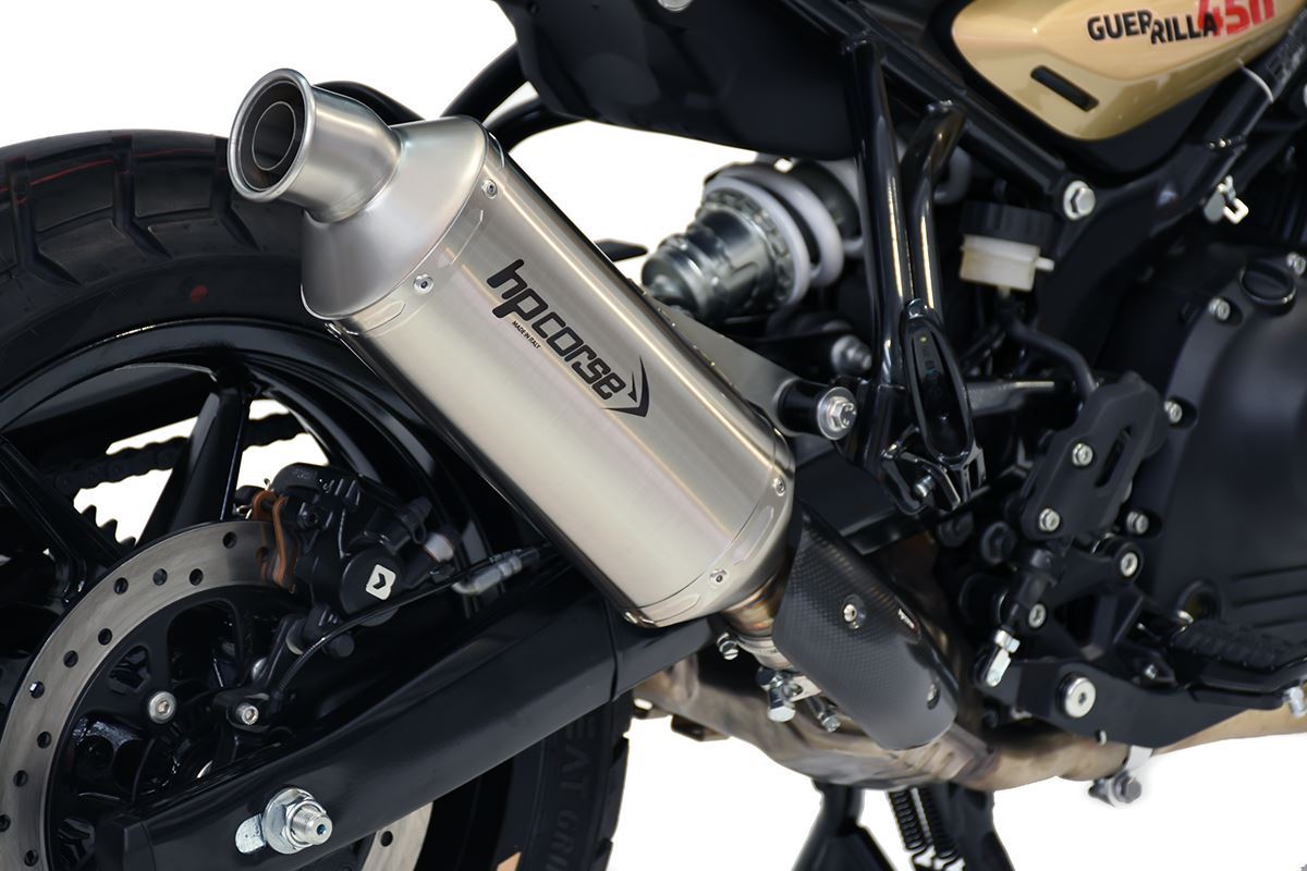 HP CORSE- GUERRILLA 450 EXHAUST TERMINAL -SP-1 250 SATIN