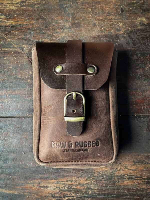 HUNTER 350 - COPRI SERBATOIO IN PELLE -RAW & RUGGED