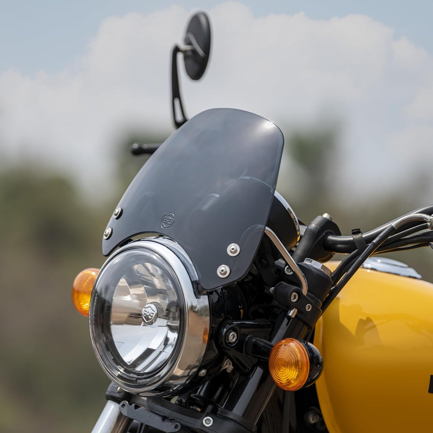 Original getöntes Windschutzscheiben-Kit für Royal Enfield Metero 350 - KXA00063