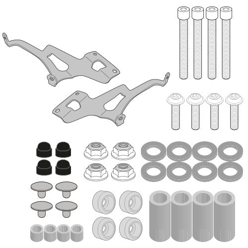 KIT Parabrezza trasparente- GIVI- 9058A per Royal Enfield Super Meteor 650