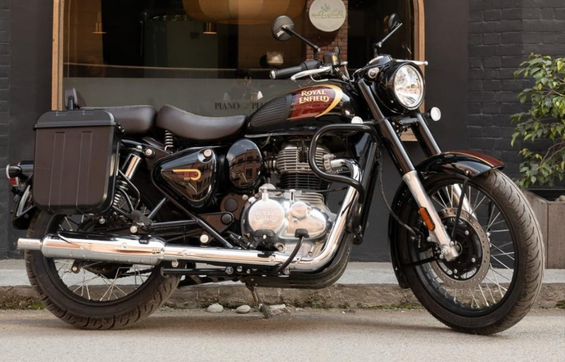 Motorschutz für Royal Enfield Classic ReBorn & Meteor 350 - KXA00652 - Schwarz