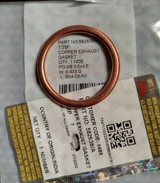 Guarnizione scarico- Originale Royal Enfield- 582638/A - THEROYALPARTS