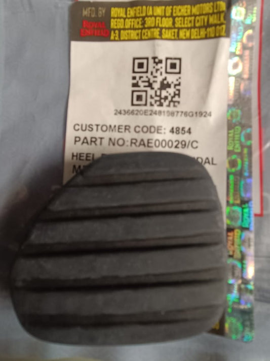 GEAR CHANGE LEVER HEEL RUBBER ROYAL ENFIELD 650- RAE00029/C