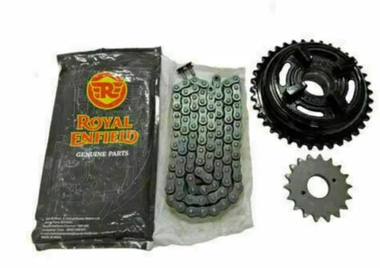 Complete Chain Sprocket Kit Original Royal Enfield Classic 500- 597462