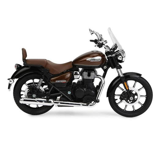 Royal Enfield Meteor 350 Nebula Brown 1:12 scale model