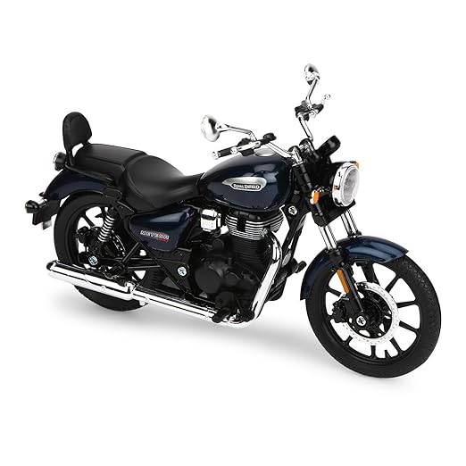 Royal Enfield Meteor 350 Stellar Blue 1:12 scale model