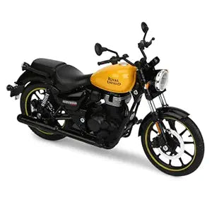 Royal Enfield Meteor 350 Fireball Yellow 1:12 scale model