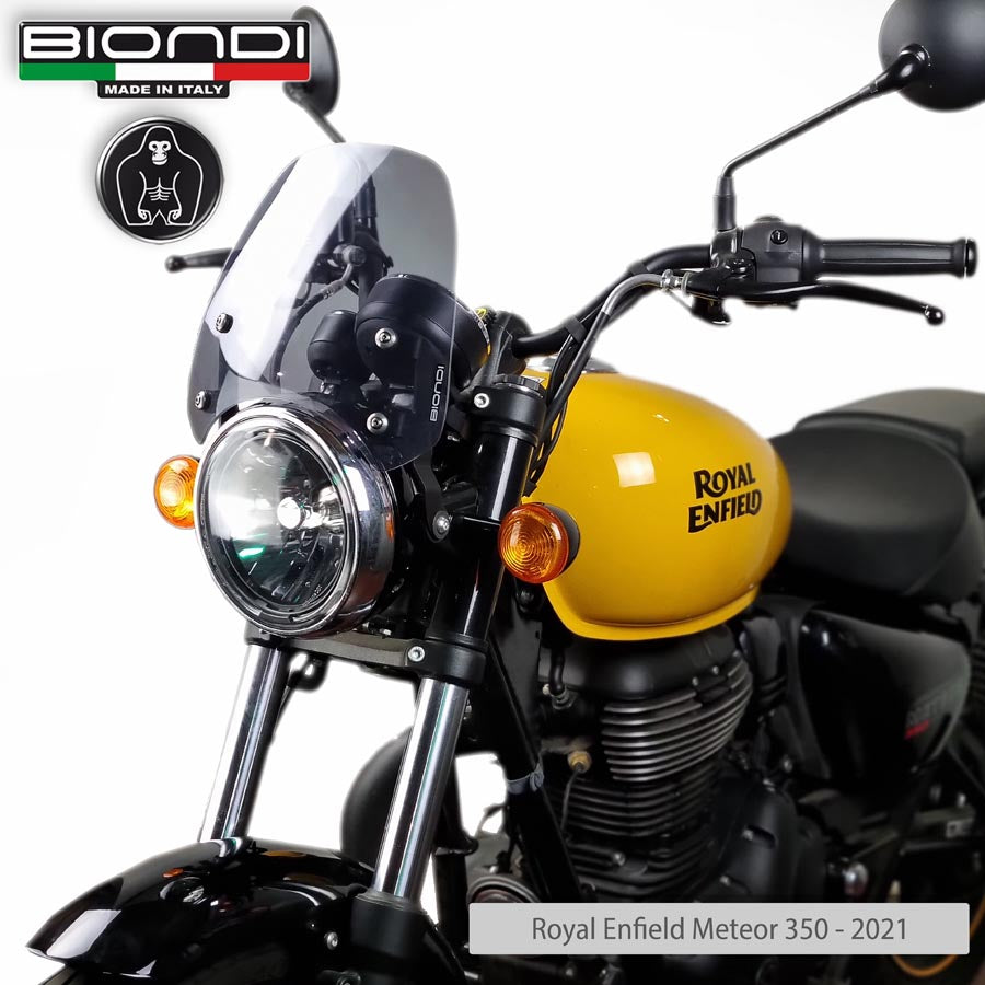 Cupolino fumè chiaro Sport per Royal Enfield 350 e 650 - Cod. 8010438