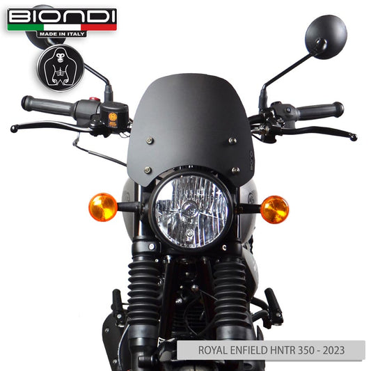 Cupolino Sport Biondi Nero Satinato Opaco per Royal Enfield Hunter 350 2023 - Cod. 8010432