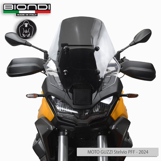 Cupolino standard fumè scuro per Moto Guzzi Stelvio 2024 con radar - Cod. 8010504