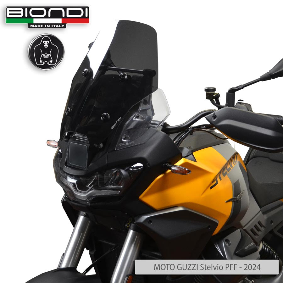 Cupolino standard fumè scuro per Moto Guzzi Stelvio 2024 con radar - Cod. 8010504