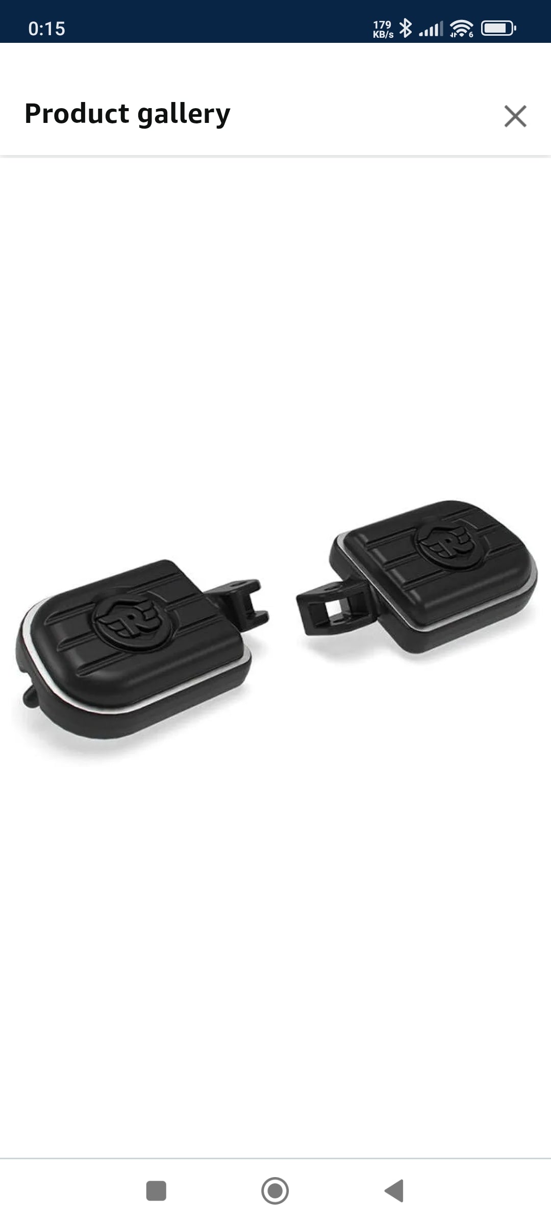 Original Royal Enfield touring rider footpegs - Kxa00331