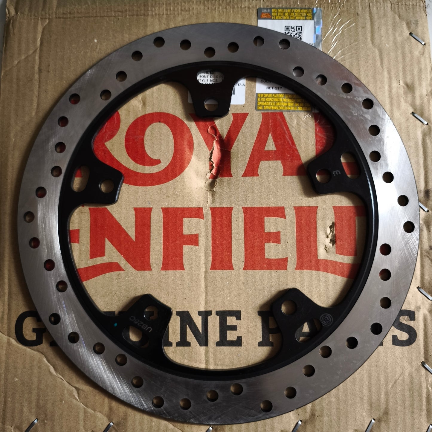 Disco freno anteriore originale royal enfield-Hunter/classic/meteor 350 -1100712/E