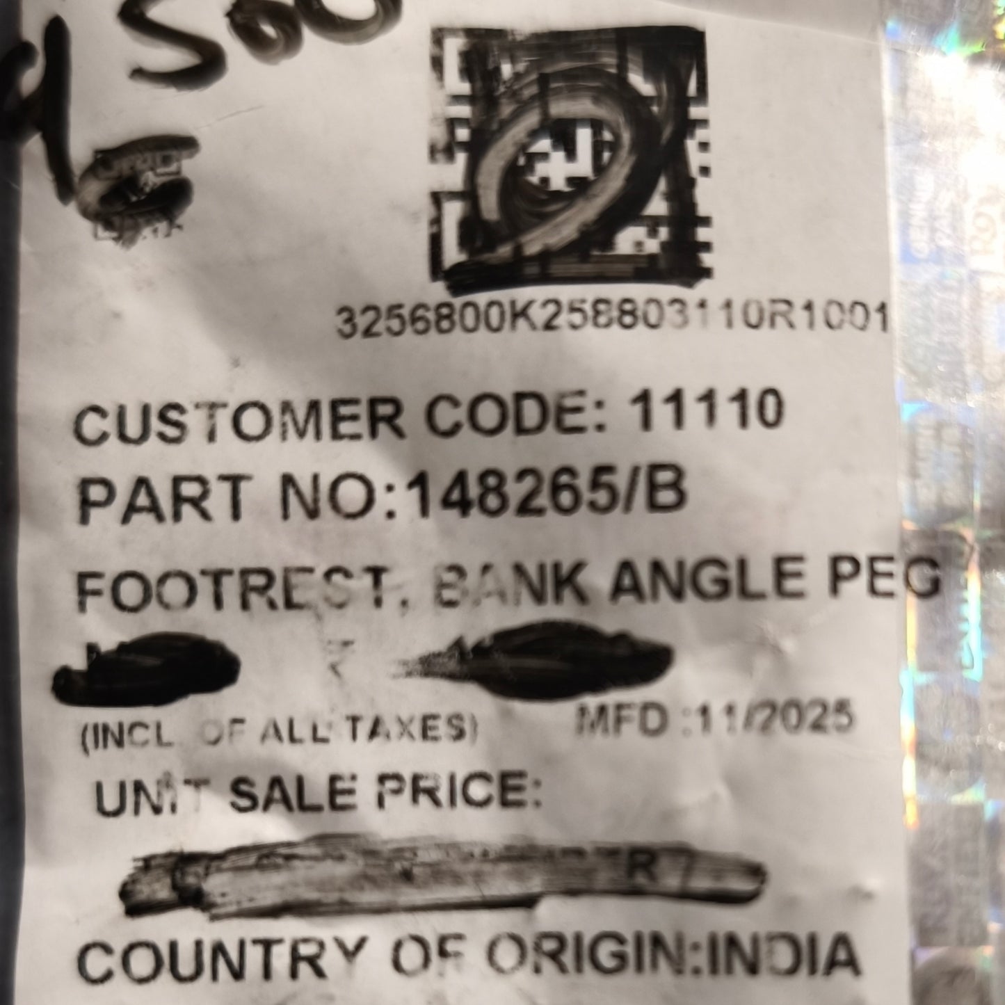 Bullone Pedalino Originale Royal Enfield -GT 535/650 - 148265/B