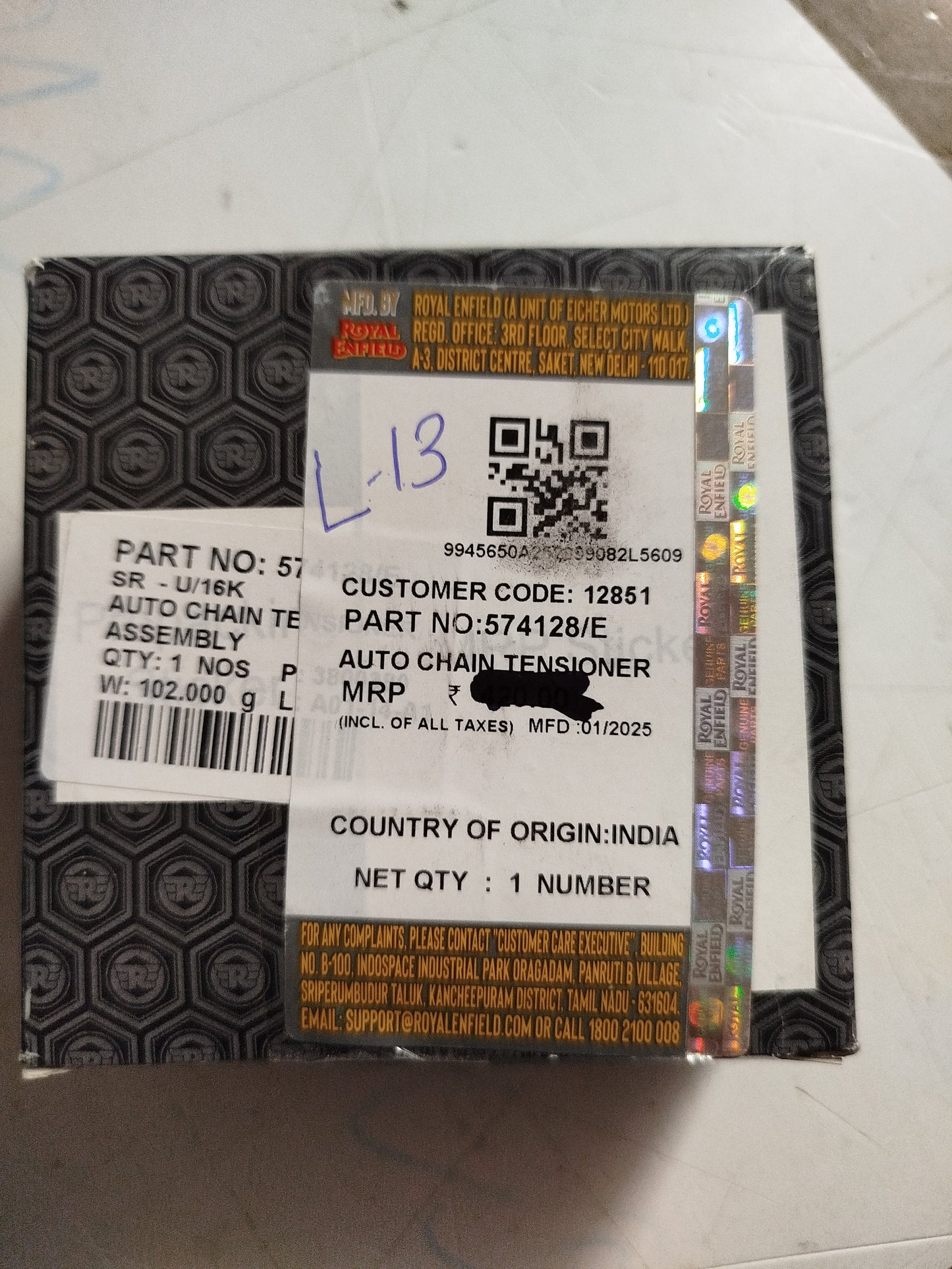 TENDI CATENA Originale R.E - Himalayan 411 -574128/E