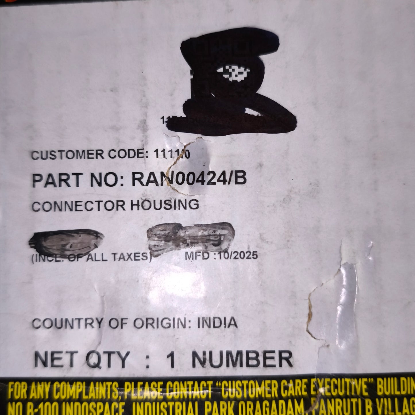 Calotta Faro Originale Royal Enfield - Shotgun 659-RAN00424/B