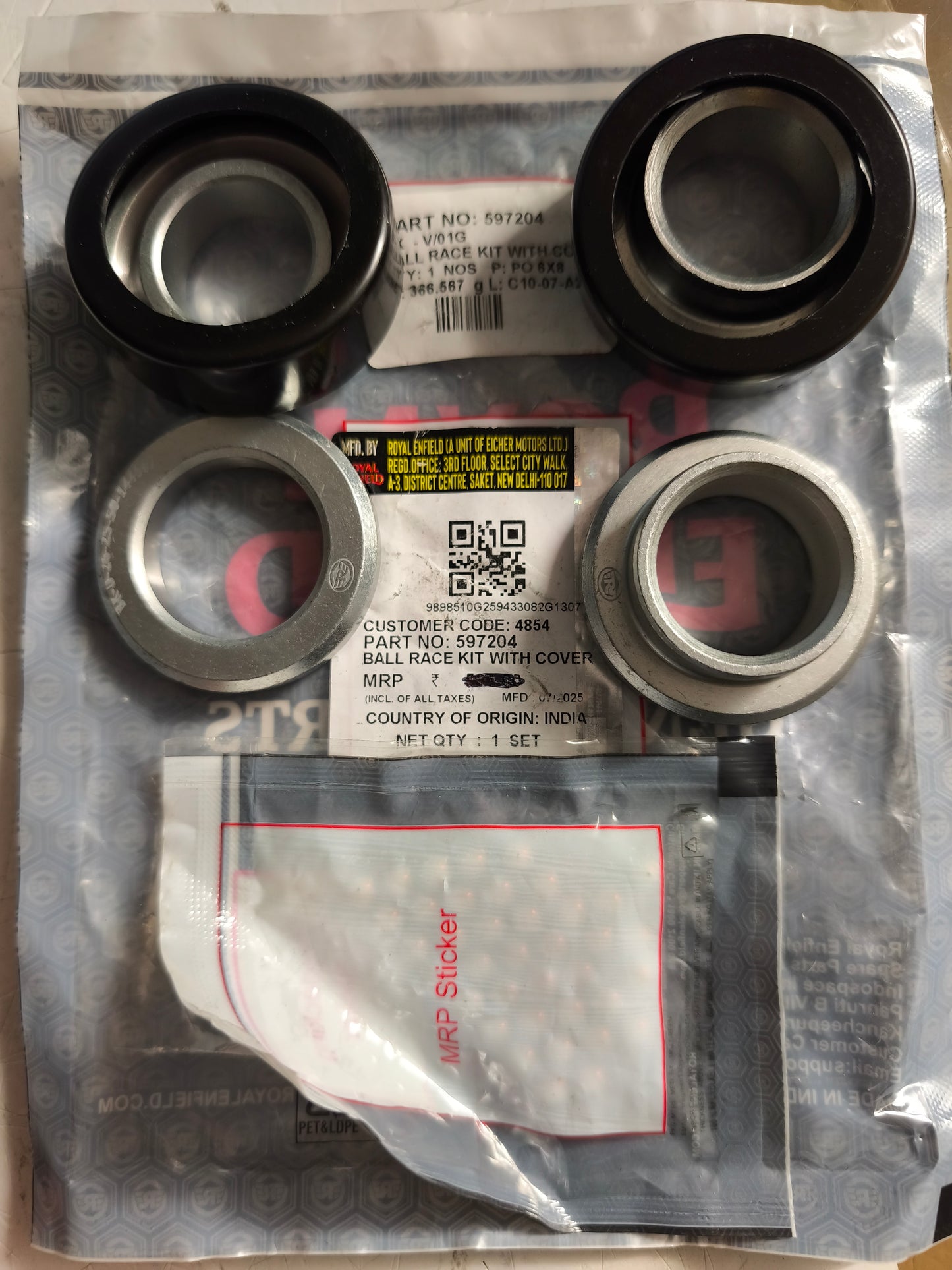 Cuscinetti di Sterzo Originale Royal Enfield Classic 500- 597204