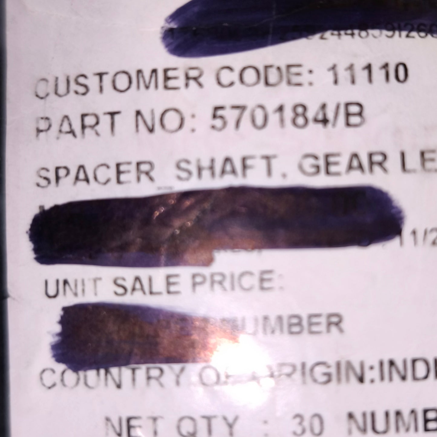 Spacer shaft, Gear lever,- Originale Royal Enfield Classic 500-570184/B