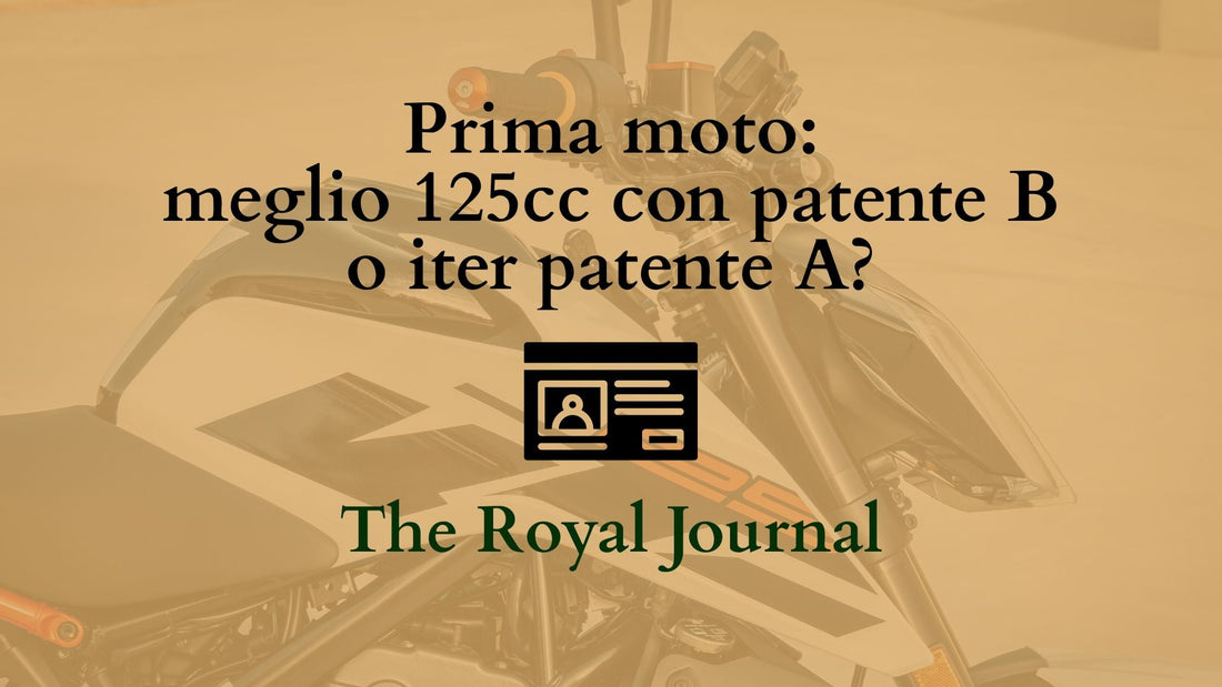 Prima Moto: Test con un 125 o Salto nel Vuoto con la Patente A?
