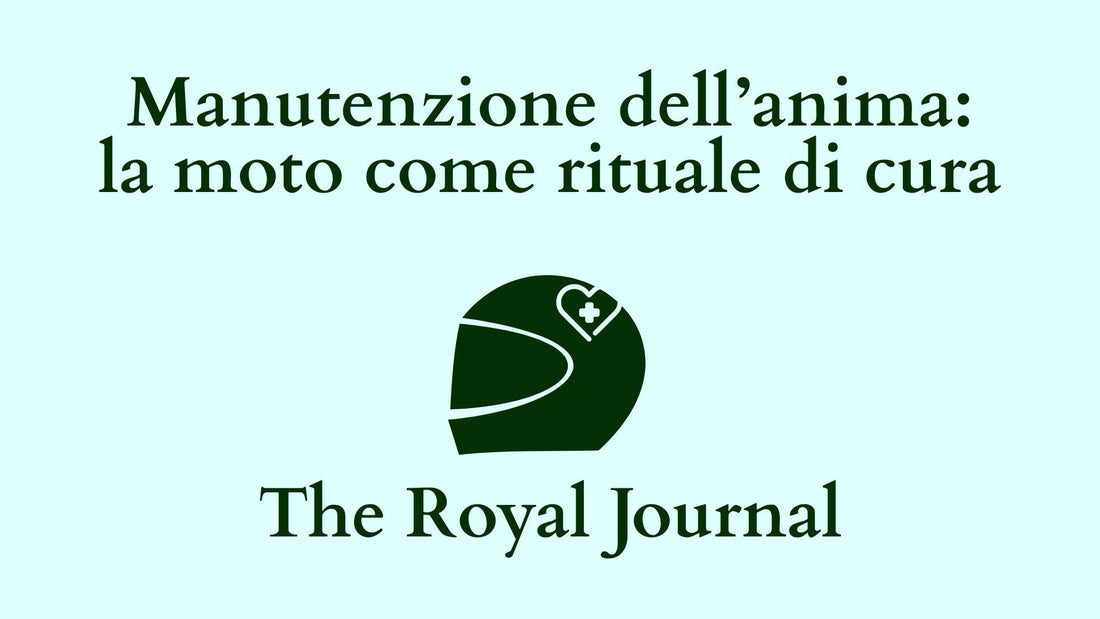 La manutenzione dell’anima: la moto come rituale di cura