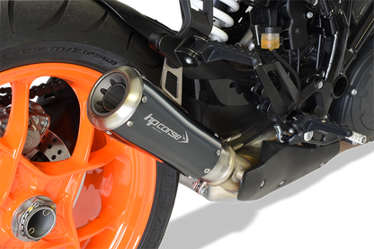 Hp Corse exhaust -KTM - 1290 SUPERDUKE R 2014-2016 GP-07 SATIN/ BLACK