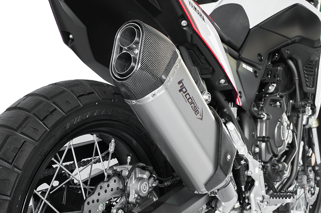 Scarico HP corse YAMAHA - TÉNÉRÉ 700 2019-2025 SPS CARBON SHORT TITANIUM/ BLACK