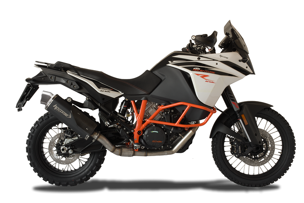 Scarico Hp Corse KTM -KTM - 1050 1090 1190 1290 SUPER ADVENTURE 2013-2020 4-TRACK RR TITANIUM/BLACK/SATIN