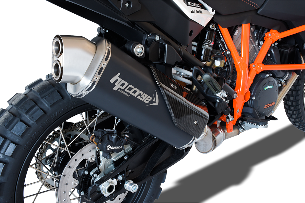 Scarico Hp Corse KTM -KTM - 1050 1090 1190 1290 SUPER ADVENTURE 2013-2020 4-TRACK RR TITANIUM/BLACK/SATIN