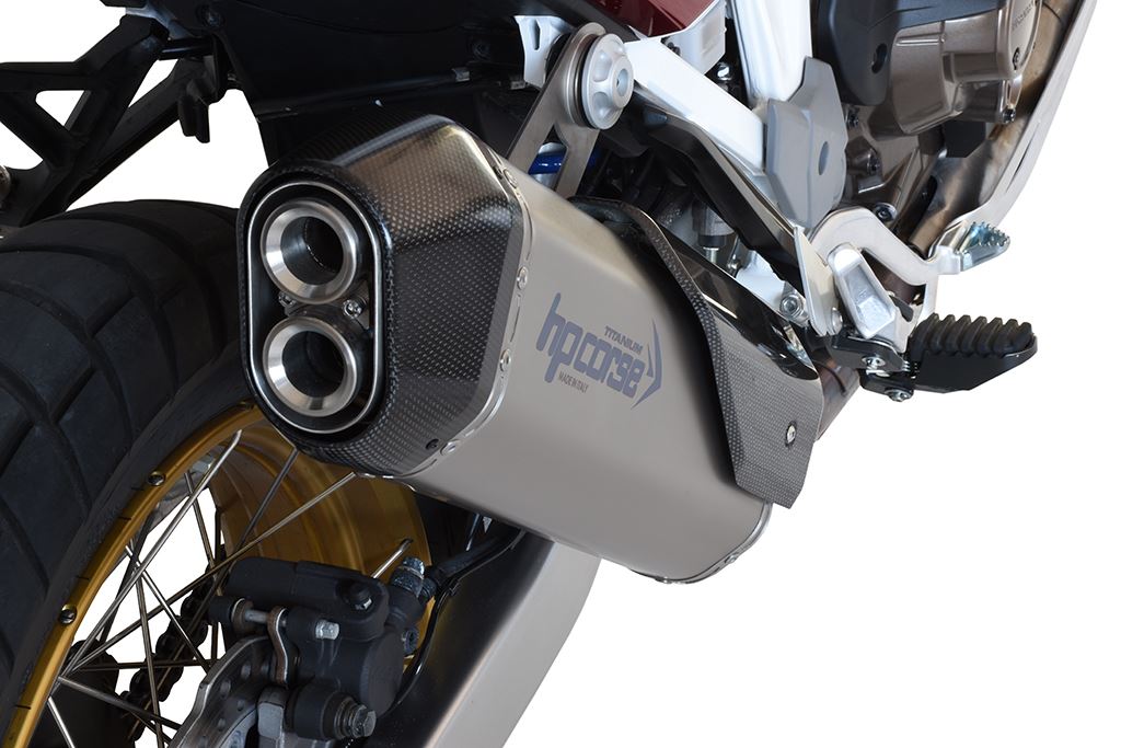 Scarico HP CORSE HONDA - CRF1100L Africa Twin 2020-2026 SPS CARBON TITANIUM/ BLACK