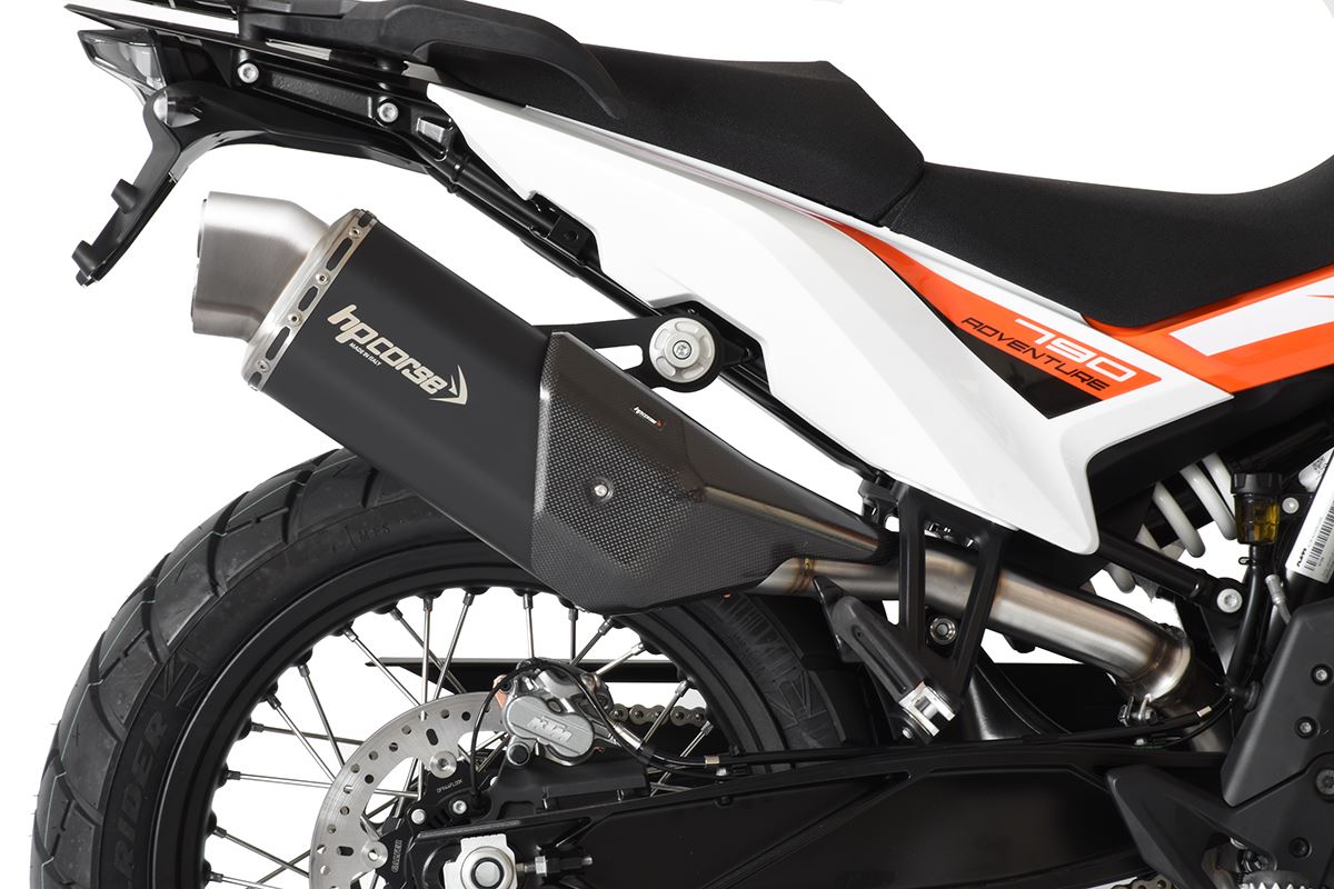 Scarico Hp Corse -KTM - 790 ADVENTURE R RALLY 2019-2024 4-TRACK R SHORT TITANIUM/BLACK/SATIN