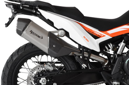 Hp Corse Exhaust -KTM - 790 ADVENTURE R RALLY 2019-2024 SPS CARBON SHORT TITANIUM-BLACK-SATIN