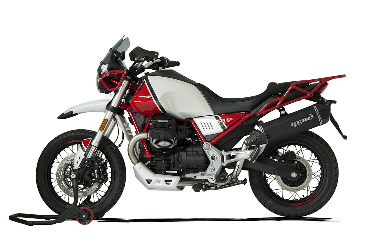 Scarico Hp corse MOTO GUZZI - V85 TT 2019-2024-SPS CARBON BLACK