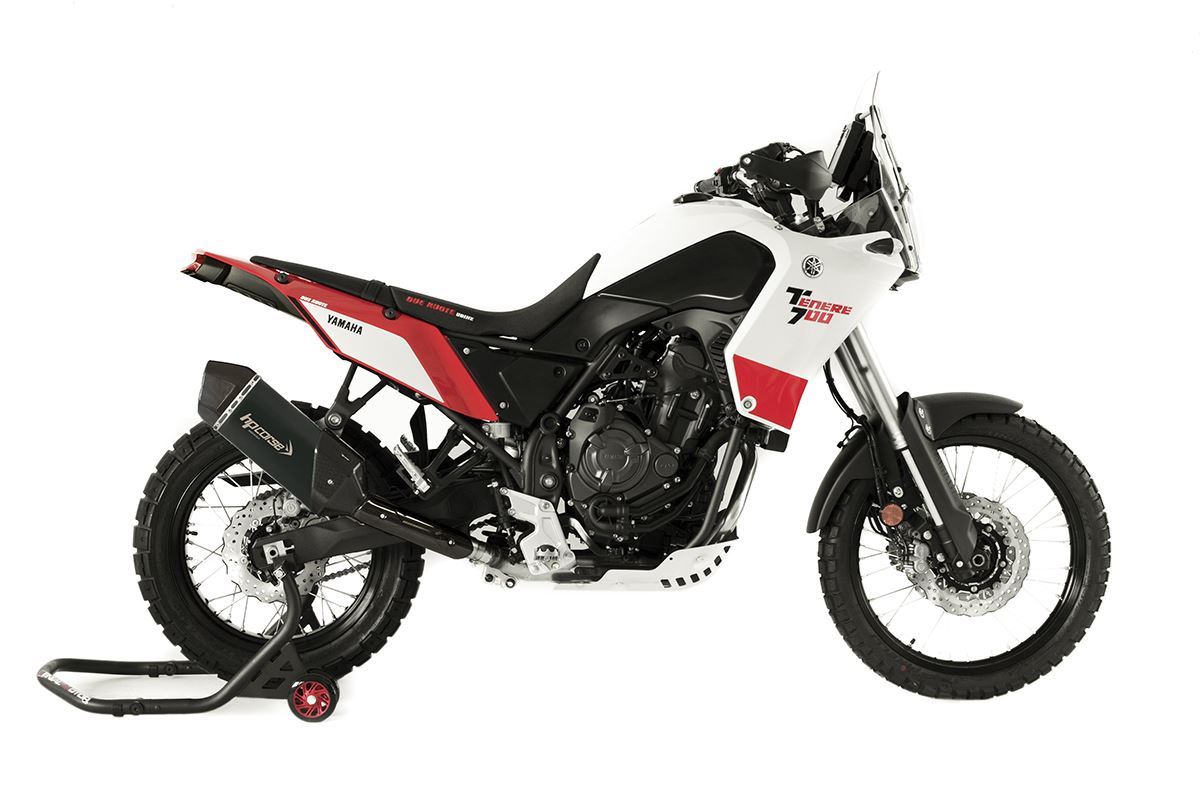 Scarico HP corse YAMAHA - TÉNÉRÉ 700 2019-2025 SPS CARBON SHORT TITANIUM/ BLACK