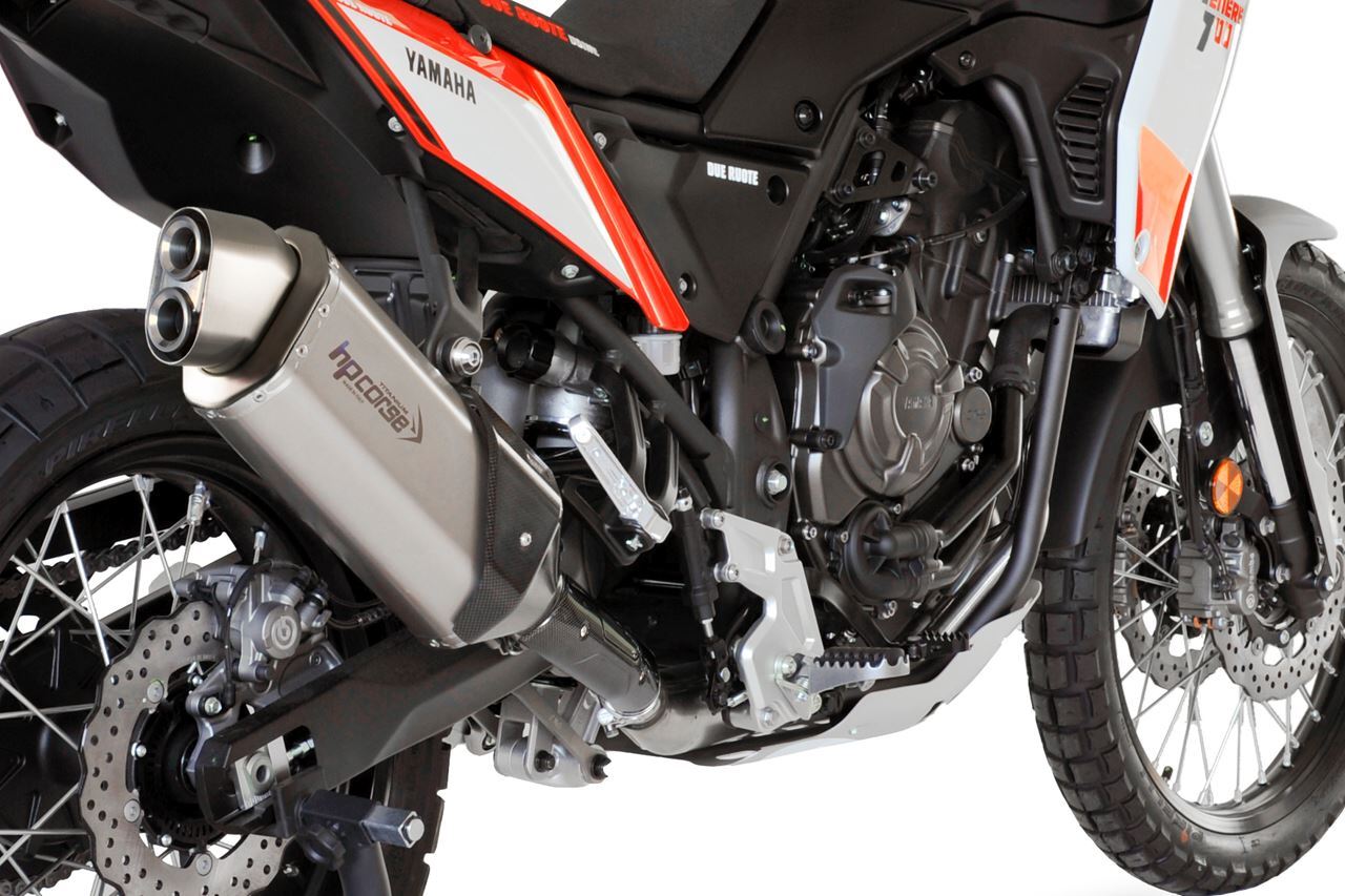 Scarico HP corse YAMAHA - TÉNÉRÉ 700 2019-2025 4-TRACK R SHORT TITANIUM  BLACK