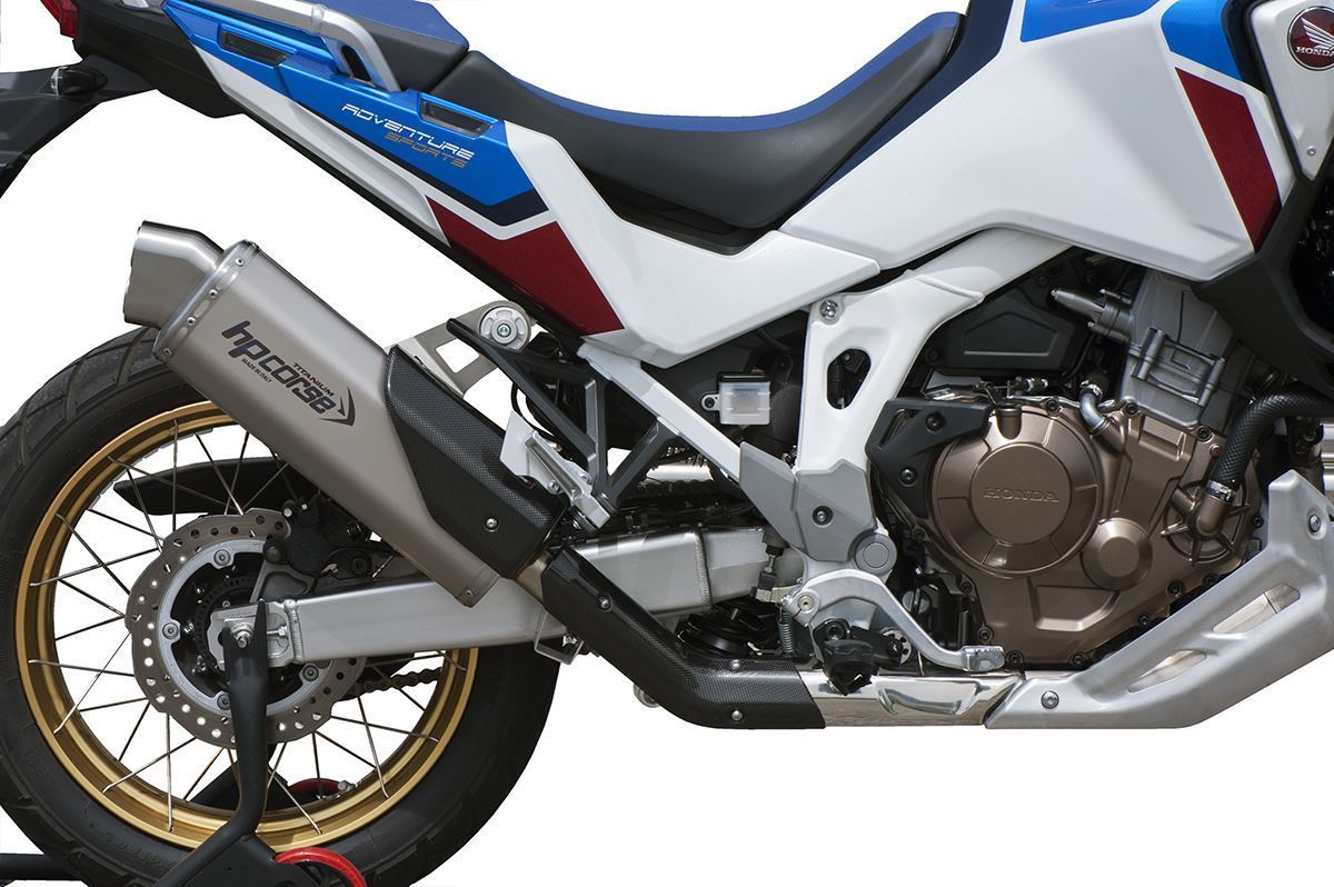 Scarico HP CORSE HONDA - CRF1100L Africa Twin 2020-2026-4-TRACK R TITANIUM