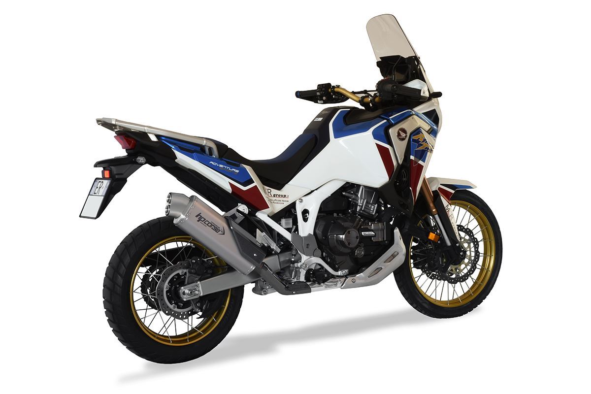 Scarico HP CORSE HONDA - CRF1100L Africa Twin 2020-2026-4-TRACK R TITANIUM