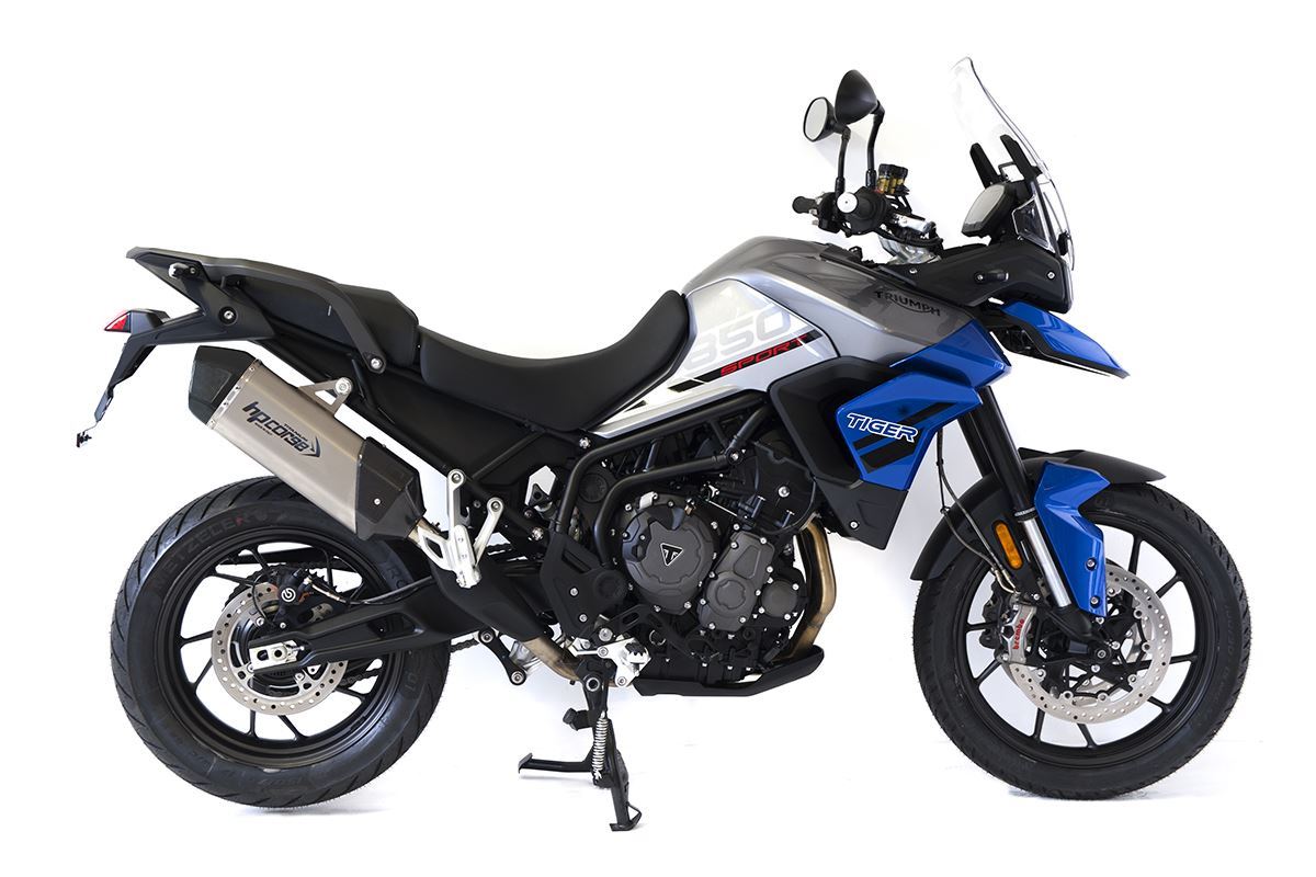 Scarico HP corse TRIUMPH - TIGER 850/900 2020-2024 CARBON 350 TITANIUM/ BLACK
