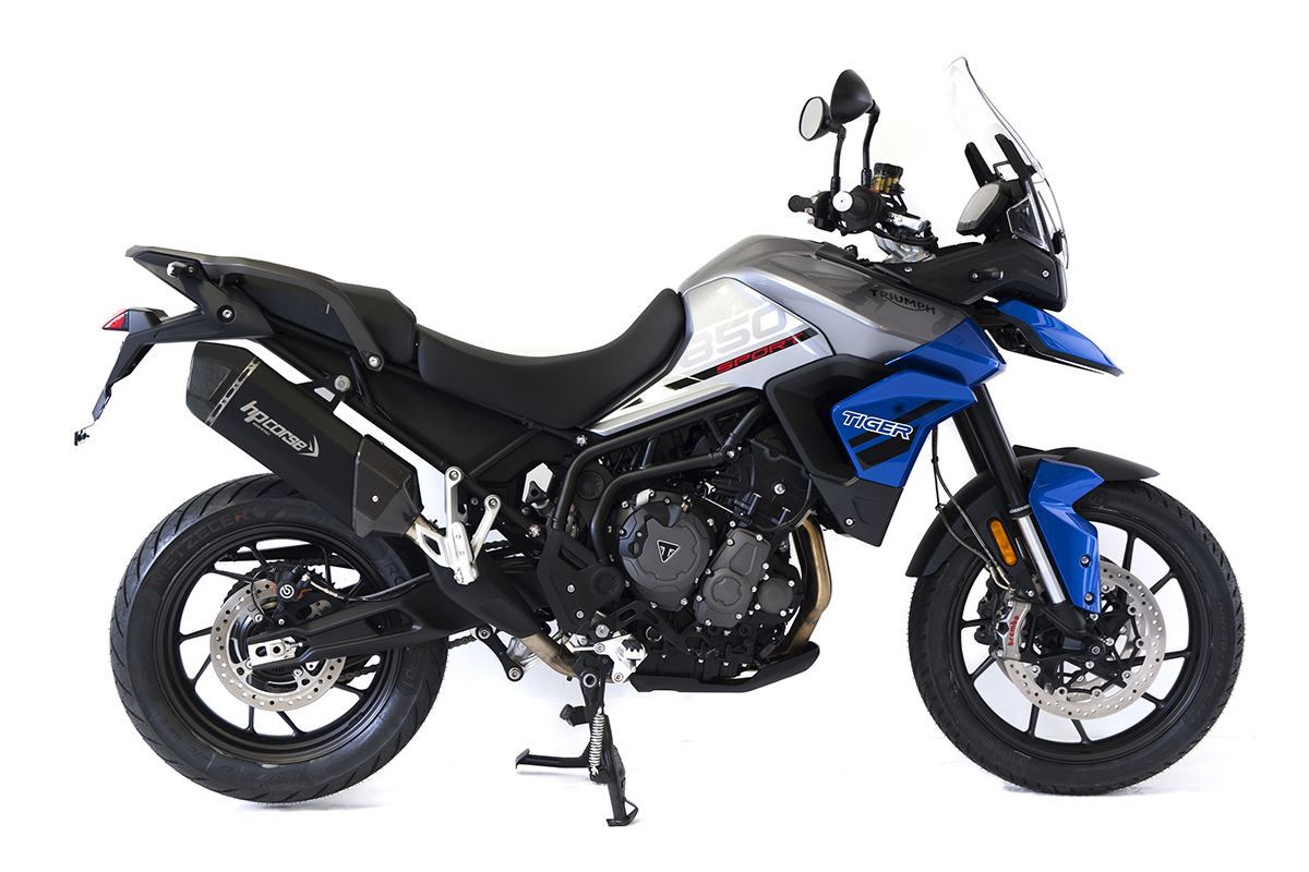 Scarico HP corse TRIUMPH - TIGER 850/900 2020-2024 CARBON 350 TITANIUM/ BLACK