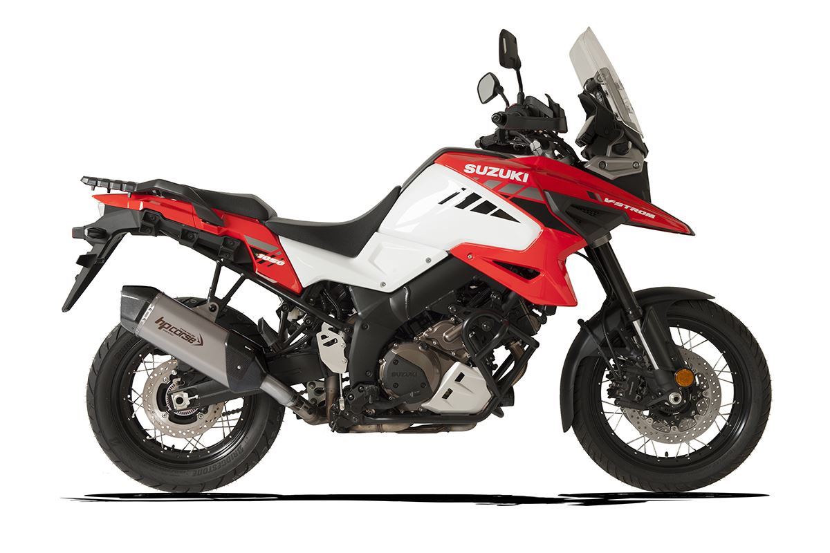 Scarico HP corse SUZUKI - V-STROM 1050 2020-2026 CARBON 350 TITANIUM/ BLACK (Copia) (Copia)