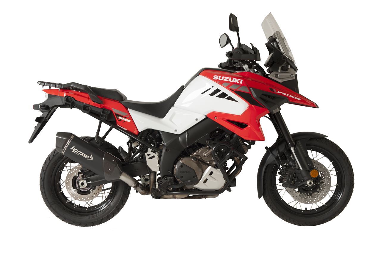 Scarico HP corse SUZUKI - V-STROM 1050 2020-2026 CARBON 350 TITANIUM/ BLACK (Copia) (Copia)