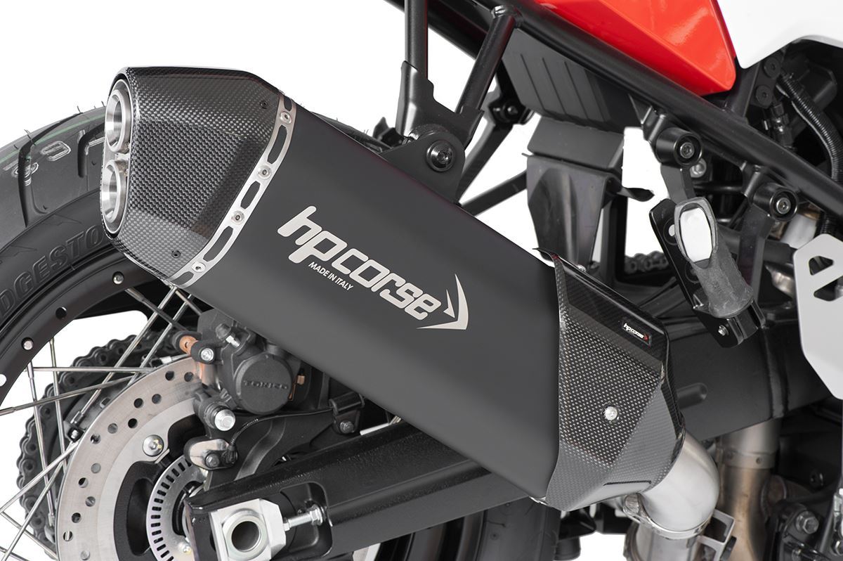 Scarico HP corse SUZUKI - V-STROM 1050 2020-2026 CARBON 350 TITANIUM/ BLACK (Copia) (Copia)