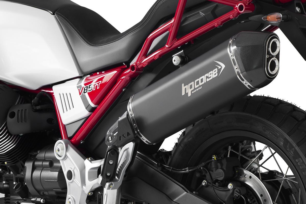 Scarico Hp corse MOTO GUZZI - V85 TT 2019-2024-SPS CARBON BLACK
