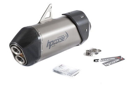 Scarico HP corse TRIUMPH - TIGER 850/900 2020-2024 CARBON 350 TITANIUM/ BLACK