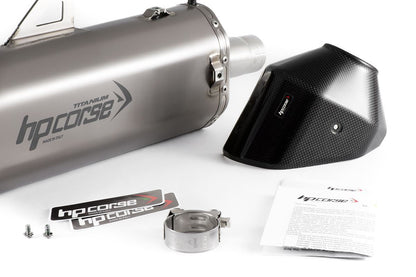 Scarico HP corse TRIUMPH - TIGER 850/900 2020-2024 CARBON 350 TITANIUM/ BLACK