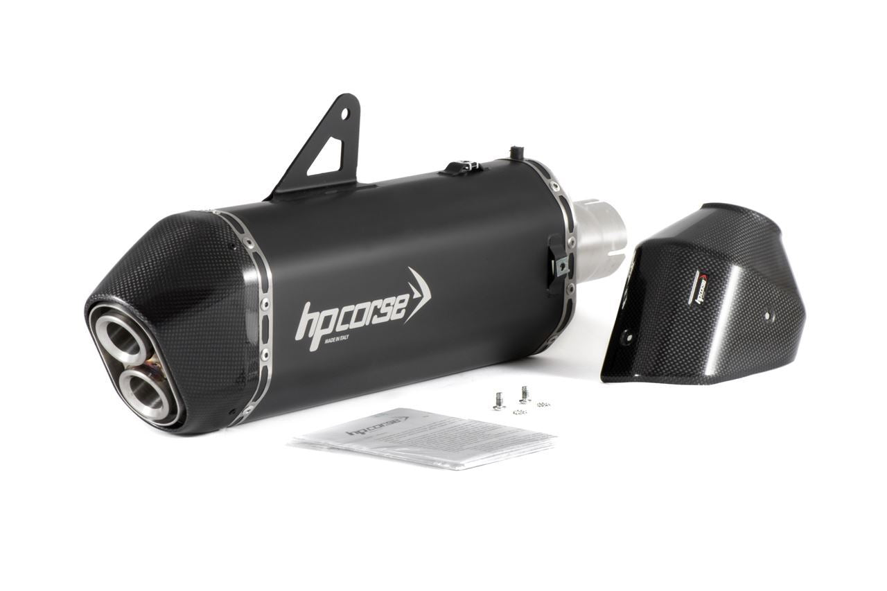 Scarico HP corse TRIUMPH - TIGER 850/900 2020-2024 CARBON 350 TITANIUM/ BLACK