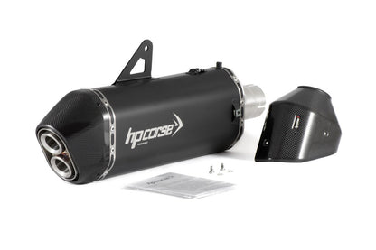 Scarico HP corse TRIUMPH - TIGER 850/900 2020-2024 CARBON 350 TITANIUM/ BLACK