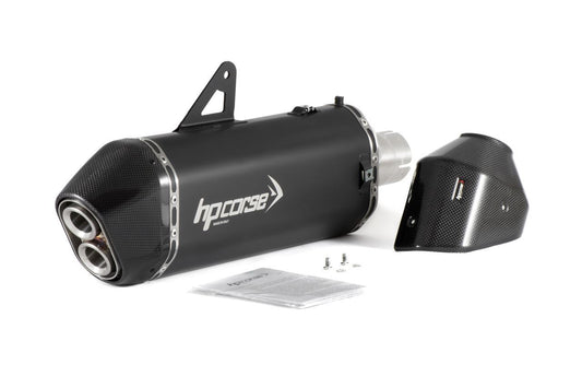 Scarico HP corse TRIUMPH - TIGER 850/900 2020-2024 CARBON 350 TITANIUM/ BLACK